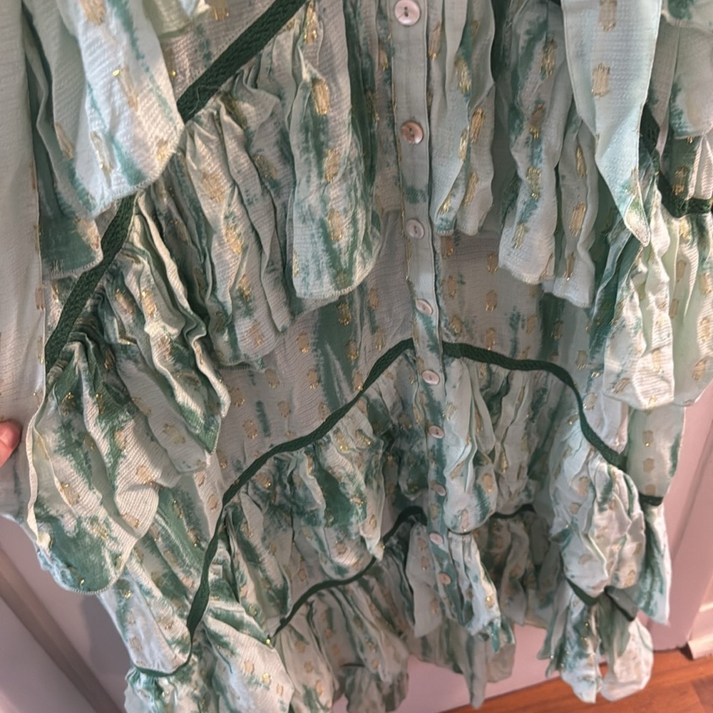Alexis Green Ruffled Tiered Maxi Dress - Picture 8 of 8